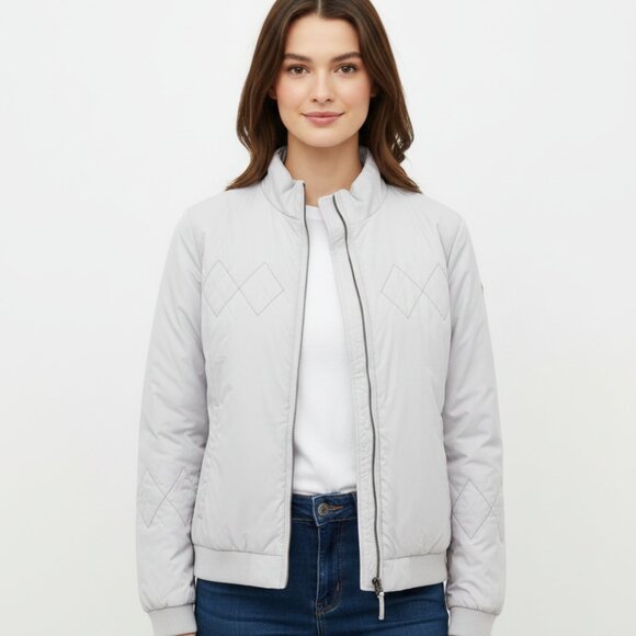 Women Orage Lilac Bomber Jacket size M - Picture 1 of 8